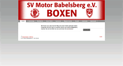 Desktop Screenshot of motor-babelsberg-boxen.de